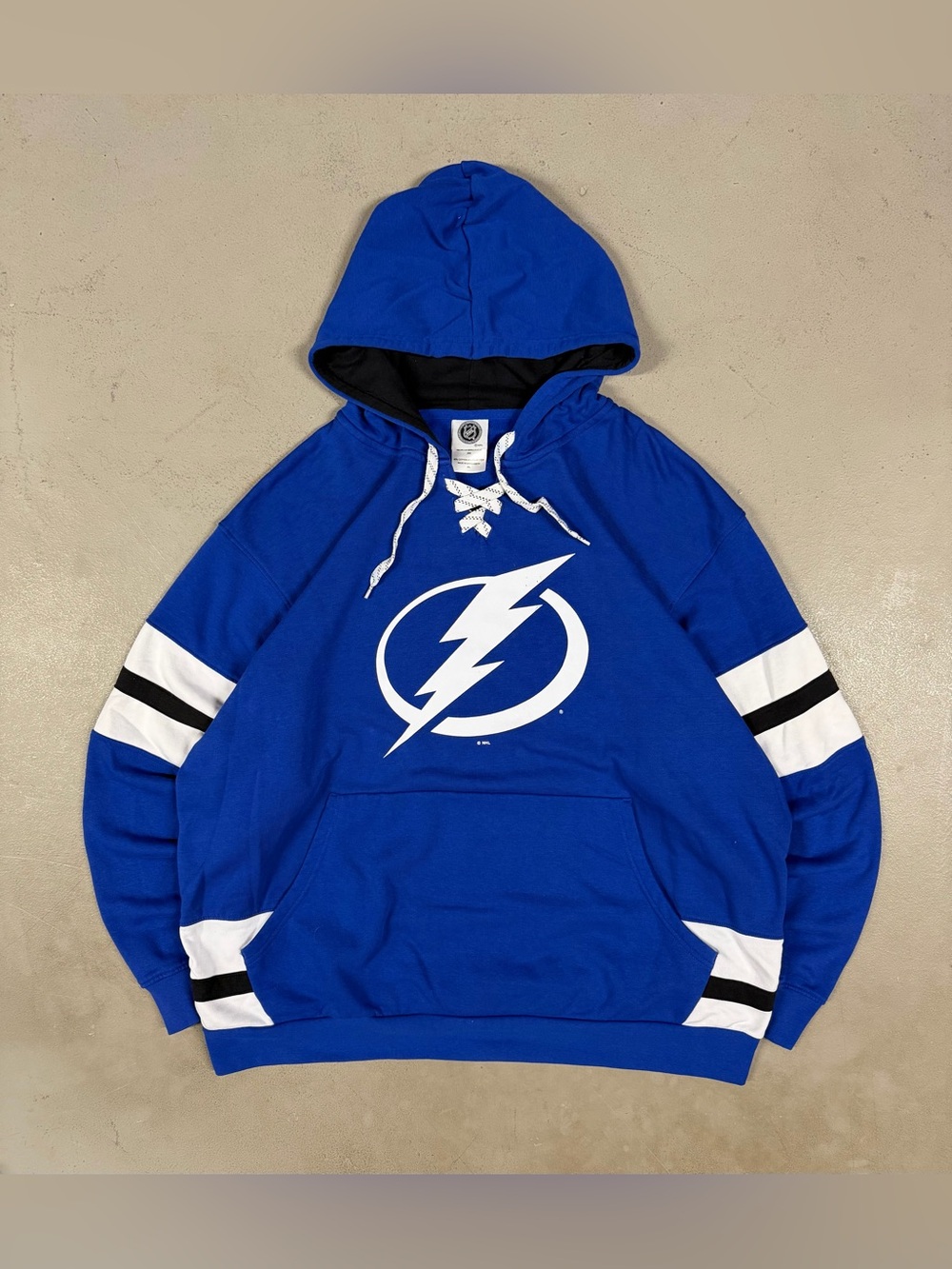 Vintage Y2K NHL Tampa Bay Lightning Hockey Sportswear Retro Hoodie Sweatshirt